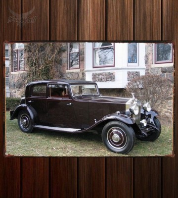 Металлическая табличка Rolls-Royce 20 25 Saloon by Thrupp & Maberly